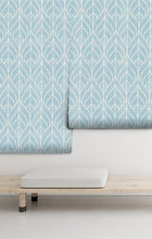 Cargar imagen en el visor de la galería, Pluma efecto lino azul