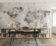 Cargar imagen en el visor de la galería, Mapa mundi vintage