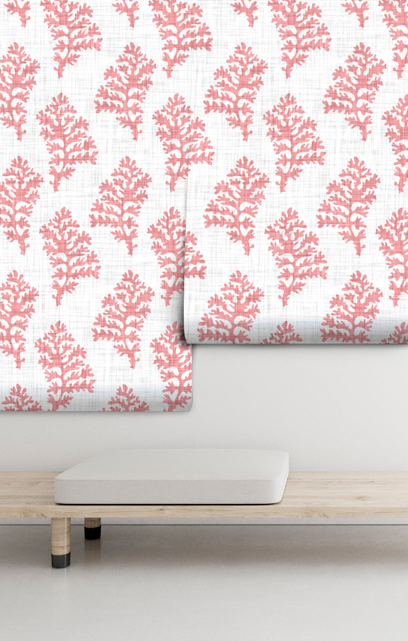 Coral efecto lino